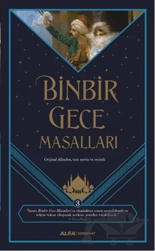 Binbir Gece Masalları - 3 (Ciltli) – Kolektif – Alfa Yayınları kitap kapağı