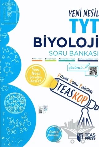 Teaskop TYT Biyoloji Soru Bankası – Kolektif – Teas Press kitap kapağı