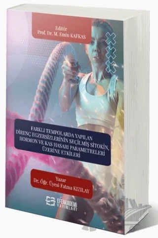 Farklı Tempolarda Yapılan Direnç Egzersizlerinin Seçilmiş Sitokin, Hormon ve Kas Hasarı Parametreleri Üzerine Etkileri – Fatma Kızılay – Efe Akademi Yayınları kitap kapağı