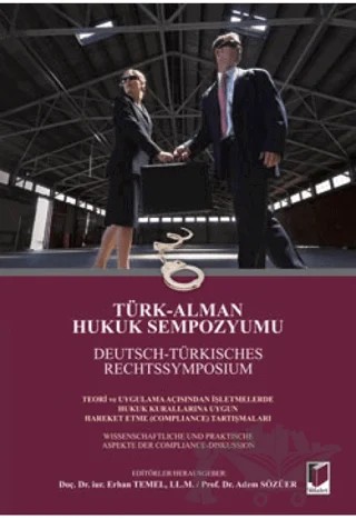 Türk-Alman Hukuk Sempozyumu / Deutsch-Türkisches Rechtssymposium – Adem Sözüer, Erhan Temel – Adalet Yayınevi kitap kapağı