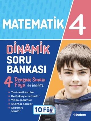 4. Sınıf Matematik Dinamik Soru Bankası – Kolektif – Tudem Yayınları kitap kapağı
