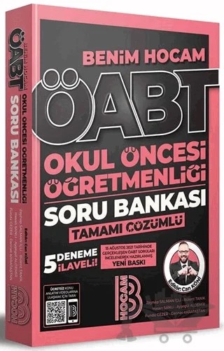 ÖABT Okul Öncesi Öğretmenliği Tamamı Çözümlü Soru Bankası 5 Deneme İlaveli – Can Köni – Benim Hocam Yayınları kitap kapağı