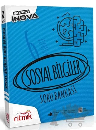 6. Sınıf Sosyal Bilgiler - Süper İnova Soru Bankası – Kolektif – Ritmik Yayınları kitap kapağı