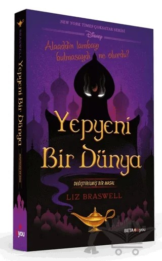 Disney Yepyeni Bir Dünya Değiştirilmiş Bir Masal – Liz Braswell – Beta Byou kitap kapağı