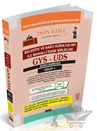 GYS-ÜDS Belediye ve Bağlı Kuruluşları Mahalli İdare Birlikleri Personeli Grup 1 Soru Bankası – Ahmet Nohutçu, Ahmet Gazi Kaya – Savaş Yayınevi kitap kapağı