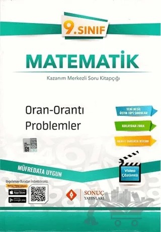 9. Sınıf Matematik Oran Orantı Problemler Soru Bankası – Kolektif – Sonuç Yayınları kitap kapağı