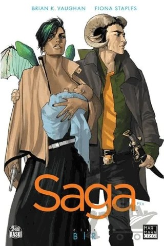 Saga Cilt: 1 – Brian K. Vaughan – Marmara Çizgi kitap kapağı