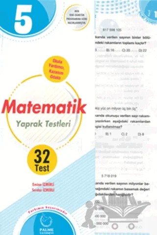 5. Sınıf Matematik Yaprak Test – Serdar İzmirli – Palme Yayınları kitap kapağı