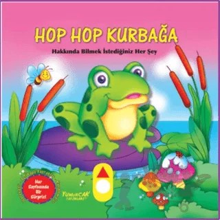 Hop Hop Kurbağa - Hareketli Kitap – Kolektif – Yumurcak Yayınları kitap kapağı