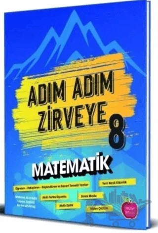 8. Sınıf LGS Adım Adım Zirveye Matematik Soru Bankası – Kolektif – Newton Yayınları kitap kapağı
