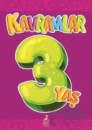 Kavramlar 3 Yaş – Kolektif – Ren Çocuk kitap kapağı