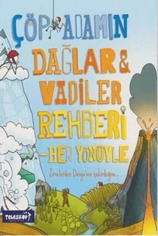 Çöp Adam Dağlar & Vadiler Rehberi – Catherine Chambers – Teleskop Popüler Bilim kitap kapağı