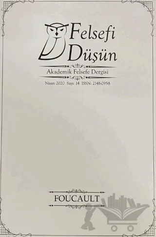 Felsefi Düşün Akademik Felsefe Dergisi Sayı: 14 - Nisan 2020 – Pinhan Yayıncılık kitap kapağı