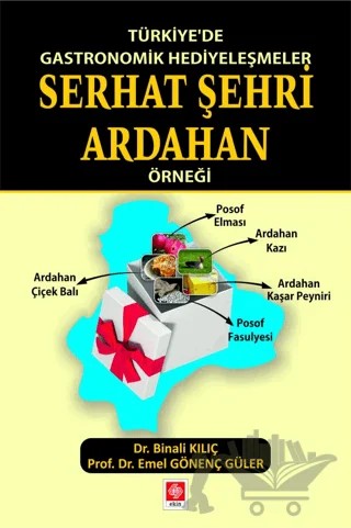 Türkiyede Gastronomik Hediyeleşmeler - Serhat Şehri Ardahan Örneği – Emel Gönenç Güler, Binali Kılıç – Ekin Basım Yayın kitap kapağı