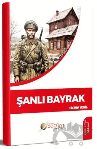 Şanlı Bayrak – Burhan Yetkil – Satürn Yayınları kitap kapağı