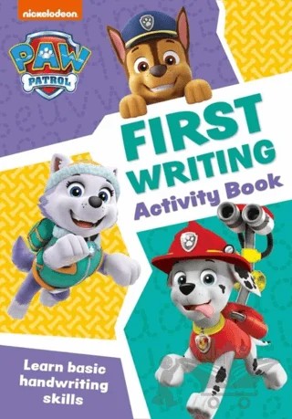 AW Patrol First Writing Activity Book – Collins Preschool – Nickelodeon kitap kapağı