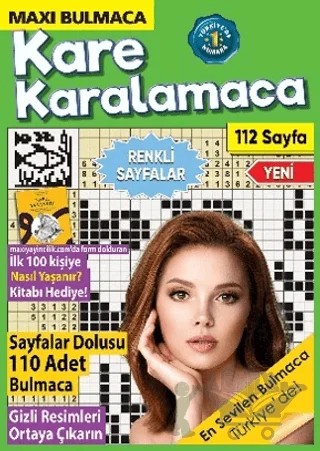 Maxi Kare Karalamaca 26 - 26/02 – Kolektif – Maxi Yayıncılık kitap kapağı