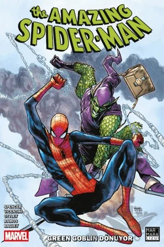 Amazing Spider-Man Vol.5 Cilt 10 - Green Goblin Dönüyor – Nick Spencer – Marmara Çizgi kitap kapağı