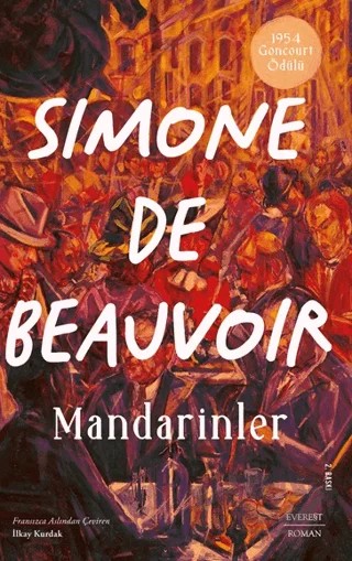 Mandarinler – Simone de Beauvoir – Everest Yayınları kitap kapağı