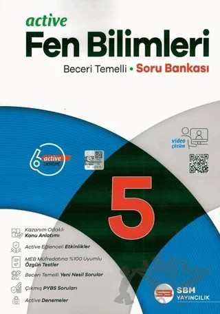 5. Sınıf Fen Bilimleri Active Soru Bankası – Kolektif – SBM Yayıncılık kitap kapağı