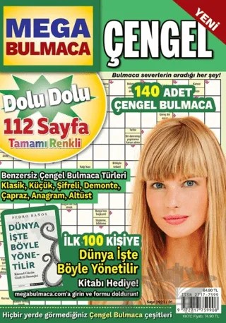 Mega Çengel Bulmaca 2023 – Maxi Yayıncılık kitap kapağı