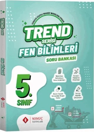 5. Sınıf Fen Bilimleri Trend Serisi Soru Bankası – Kolektif – Sonuç Yayınları kitap kapağı