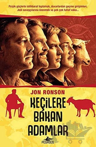Keçilere Bakan Adamlar – Jon Ronson – Pegasus Yayınları kitap kapağı