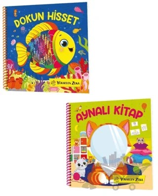 Dokun Hisset - Aynalı Kitap 2'li Set – Kolektif – Yükselen Zeka Yayınları kitap kapağı