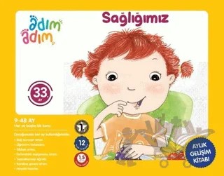 Sağlığımız - 33. Ay Gelişim Kitabı – Kolektif – Adım Adım Bebek Eğitimi kitap kapağı
