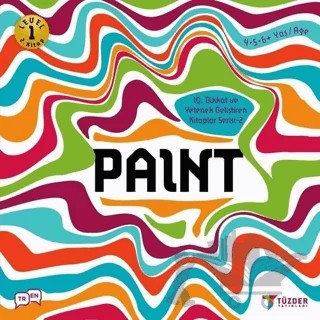 Paint - IQ Dikkat ve Yetenek Geliştiren Kitaplar Serisi 2 (Level 1) – Kolektif – TÜZDER Yayınları kitap kapağı