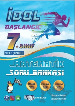 7. Sınıf Matematik Süper Başlangıç Soru Bankası – Sezgin Kaya, Sedat Duray – İdol Yayınları kitap kapağı