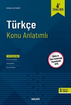 THEMIS – Türkçe Konu Anlatımı – Emine Altınsoy – Seçkin Yayıncılık kitap kapağı