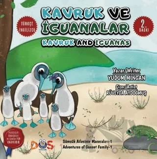 Kavruk ve İguanalar – Yudum Mingan – Düş Kurguları Çocuk kitap kapağı