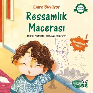 Ressamlık Macerası - Emre Büyüyor – Wikan Satriati – Bambu Kitap kitap kapağı