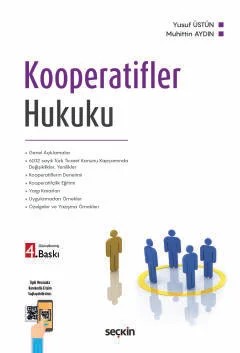 Kooperatifler Hukuku – Yusuf Üstün, Muhittin Aydın – Seçkin Yayıncılık kitap kapağı
