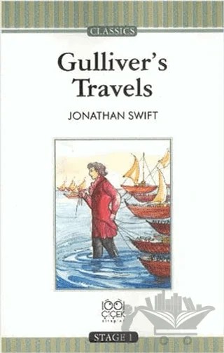 Gulliver’s Travels (Stage 1) – Jonathan Swift – 1001 Çiçek Kitaplar kitap kapağı