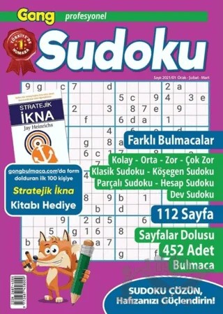 Maxi Gong Profesyonel Sudoku 5 – Kolektif – Maxi Yayıncılık kitap kapağı