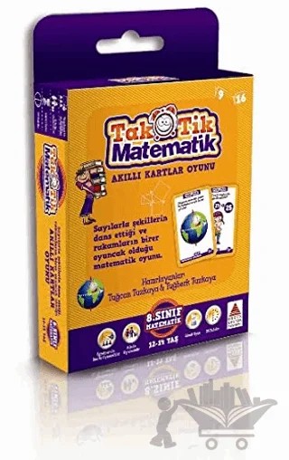 8. Sınıf Taktik Matematik Akıllı Kartlar Oyunu – Kolektif – Delta Kültür Yayınevi kitap kapağı