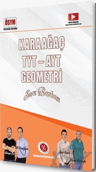 TYT AYT Geometri Soru Bankası – Kolektif – Karaağaç Yayıncılık kitap kapağı
