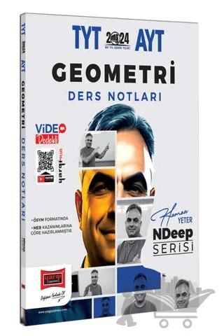 2024 NDeep Serisi TYT-AYT Geometri Video Ders Notları – Hamza Yeter – Yargı Yayınevi kitap kapağı