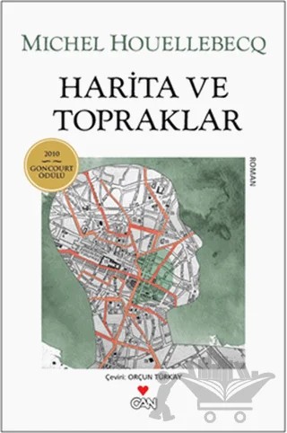 Harita ve Topraklar – Michel Houellebecq – Can Yayınları kitap kapağı