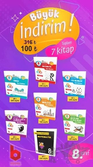 8. Sınıf Soru Bankası Seti (7 Kitap) – Kolektif – Basamak Yayınları kitap kapağı