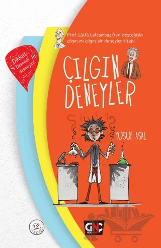 Çılgın Deneyler – Yusuf Asal – Genç Nesil kitap kapağı