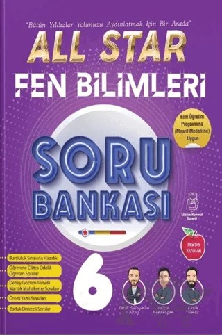 6. Sınıf Fen Bilimleri All Star Soru Bankası – Fatih Süleyman Akay, Yalçın Karakoçan, Fatih Yılmaz – Newton Yayınları kitap kapağı