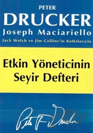 Etkin Yöneticinin Seyir Defteri – Peter Drucker – Optimist Kitap kitap kapağı