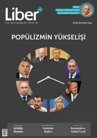Liber+ İki Aylık Liberal Kültür Dergisi Sayı: 13 Ocak-Şubat 2017 – Liber Plus Dergisi kitap kapağı