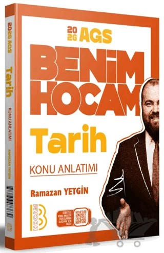 2026 AGS Tarih Konu Anlatımı – Ramazan Yetgin – Benim Hocam Yayınları kitap kapağı