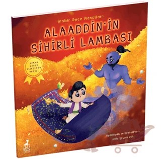 Alaaddin’in Sihirli Lambası – Arife Şeyma Gök – Ren Çocuk kitap kapağı
