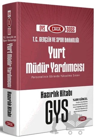 T.C. Gençlik ve Spor Bakanlığı Yurt Müdür Yardımcısı Hazırlık Kitabı – Kolektif – Data Yayınları kitap kapağı