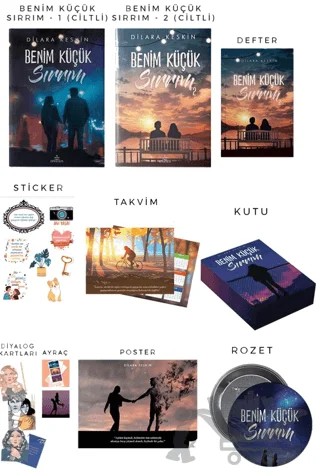 Benim Küçük Sırrım - Set (Hediyeli Özel Kutulu) – Dilara Keskin – Ephesus Yayınları kitap kapağı
